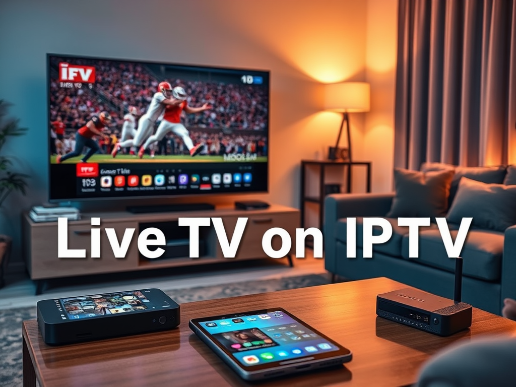 Can I watch live TV on IPTV?